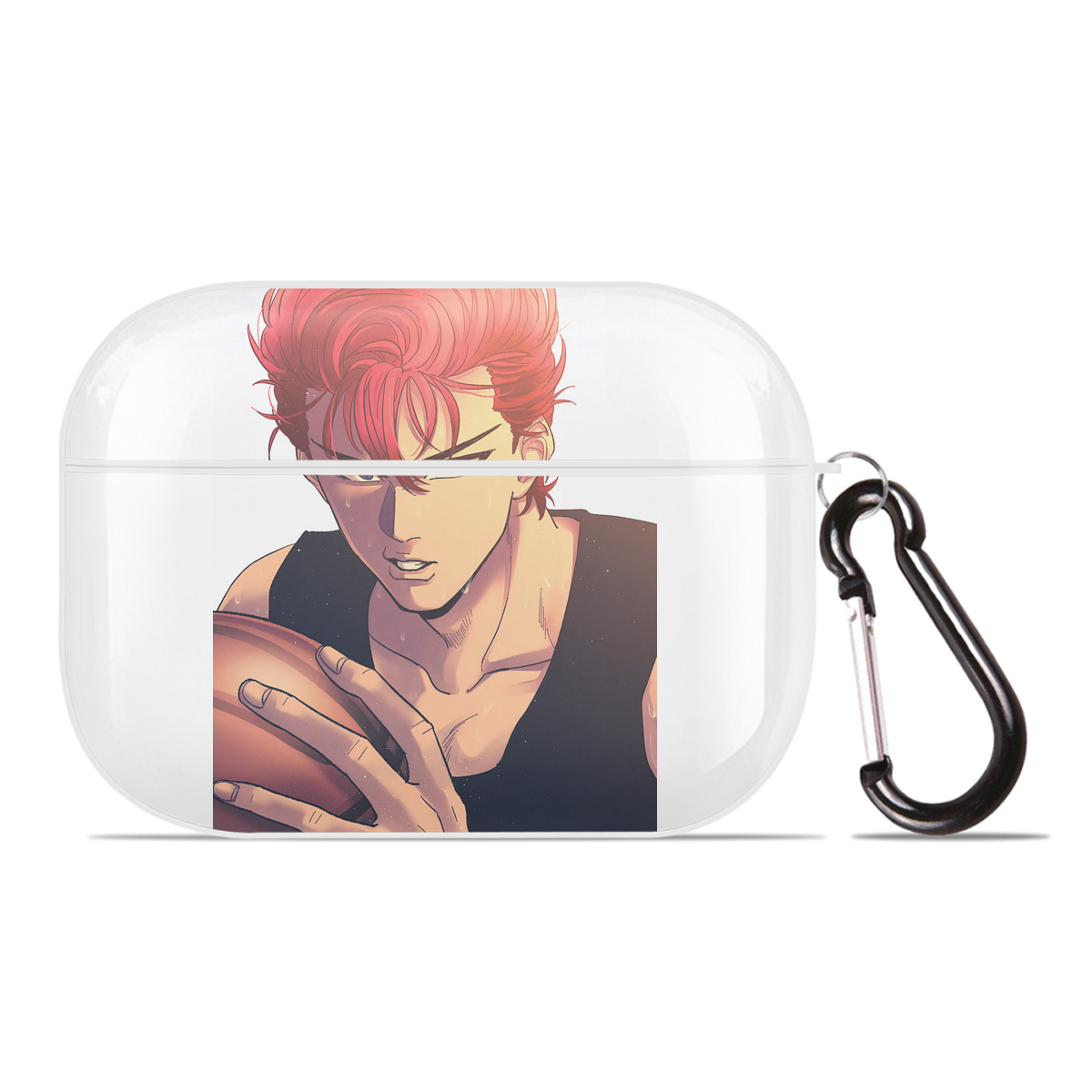 （画像用） SLAM DUNK／スラムダンク 【AirPods Pro用】ハードシェル保護ケース 耐衝撃・防指紋・カラビナ付き商品仕様