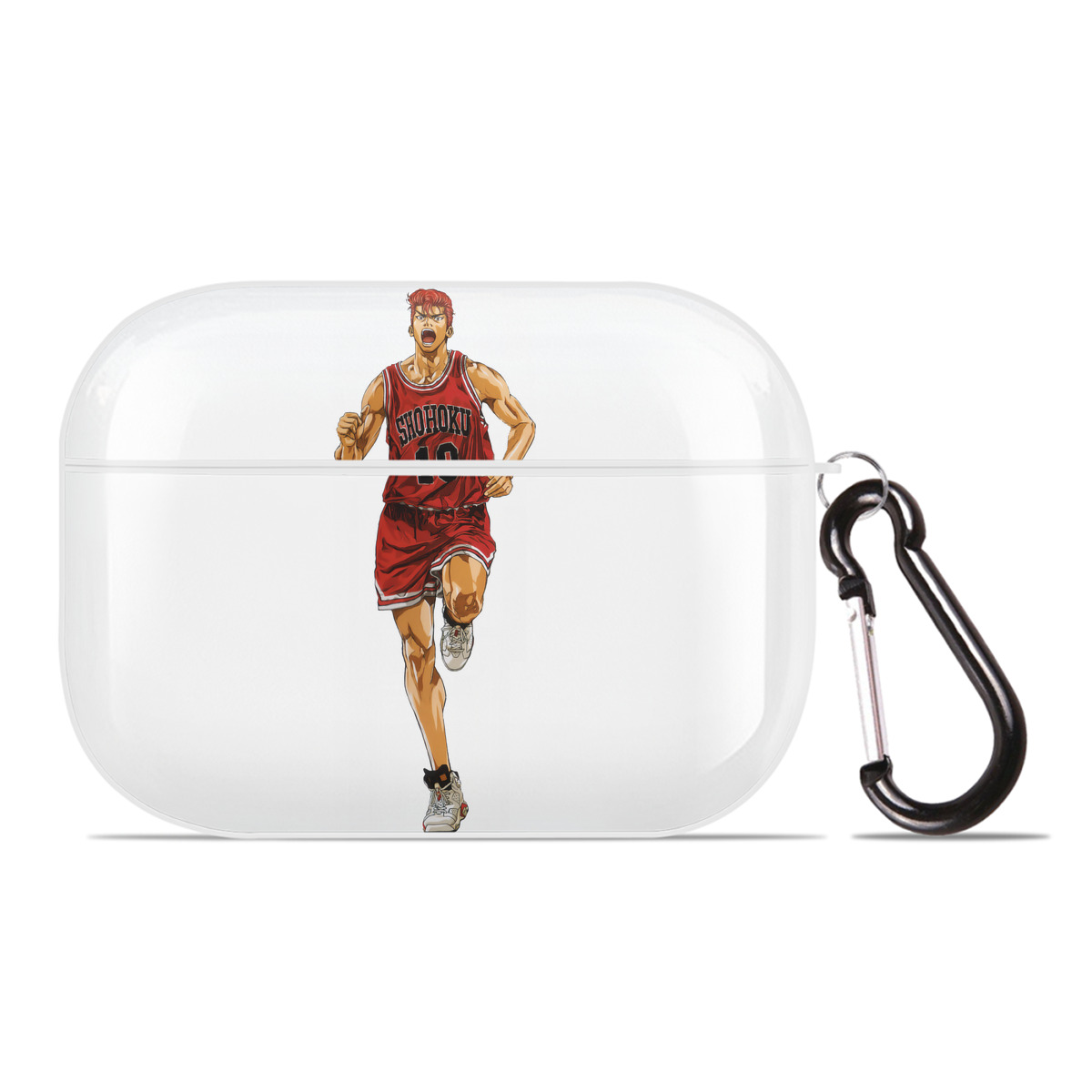 （画像用） SLAM DUNK／スラムダンク 【AirPods Pro用】ハードシェル保護ケース 耐衝撃・防指紋・カラビナ付き商品仕様