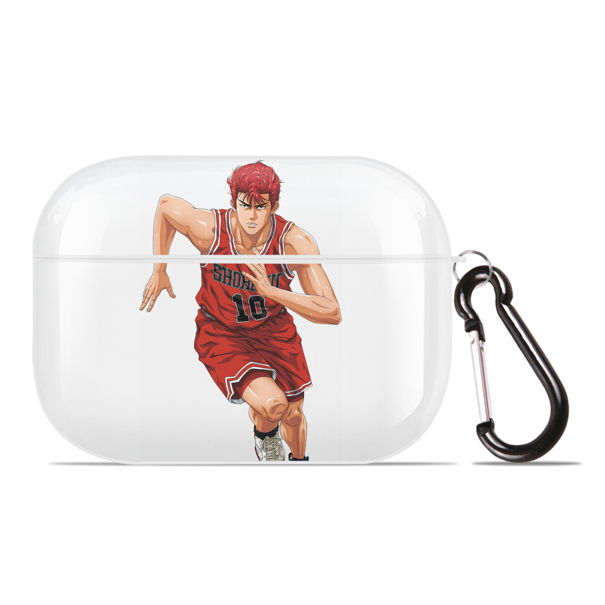 （画像用） SLAM DUNK／スラムダンク 【AirPods Pro用】ハードシェル保護ケース 耐衝撃・防指紋・カラビナ付き商品仕様