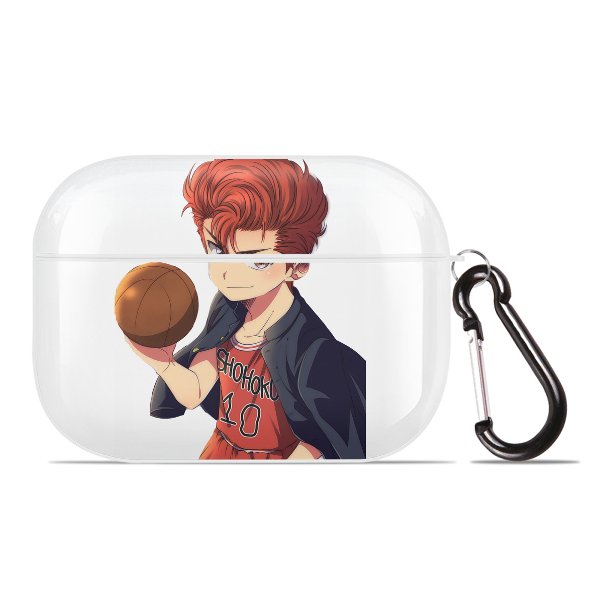 （画像用） SLAM DUNK／スラムダンク 【AirPods Pro用】ハードシェル保護ケース 耐衝撃・防指紋・カラビナ付き商品仕様