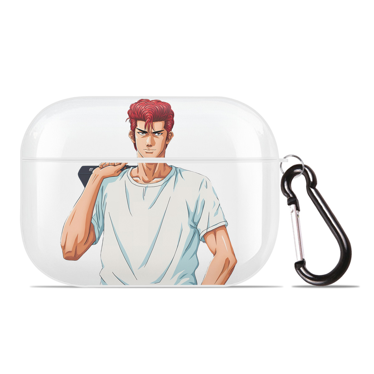 （画像用） SLAM DUNK／スラムダンク 【AirPods Pro用】ハードシェル保護ケース 耐衝撃・防指紋・カラビナ付き商品仕様