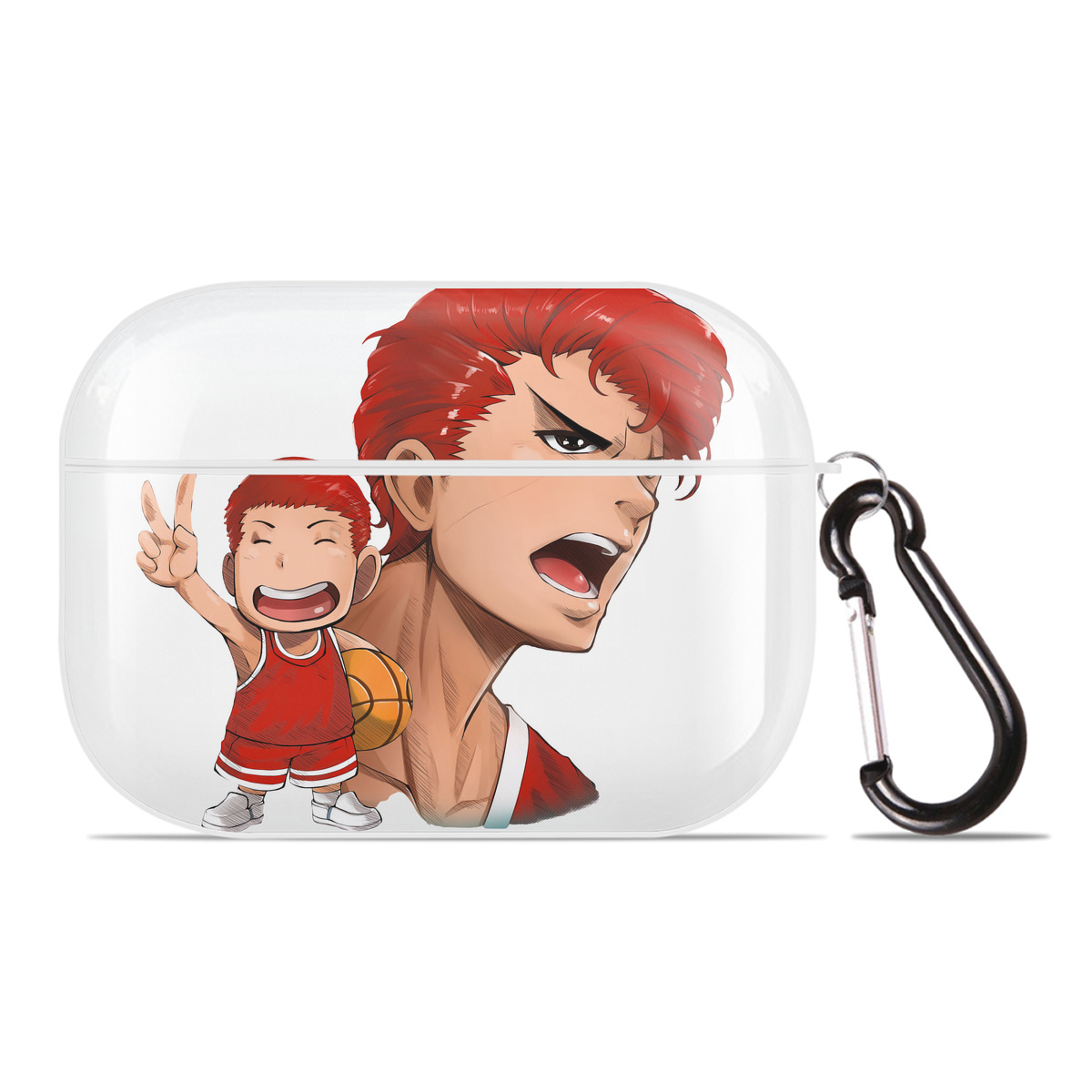 （画像用） SLAM DUNK／スラムダンク 【AirPods Pro用】ハードシェル保護ケース 耐衝撃・防指紋・カラビナ付き商品仕様