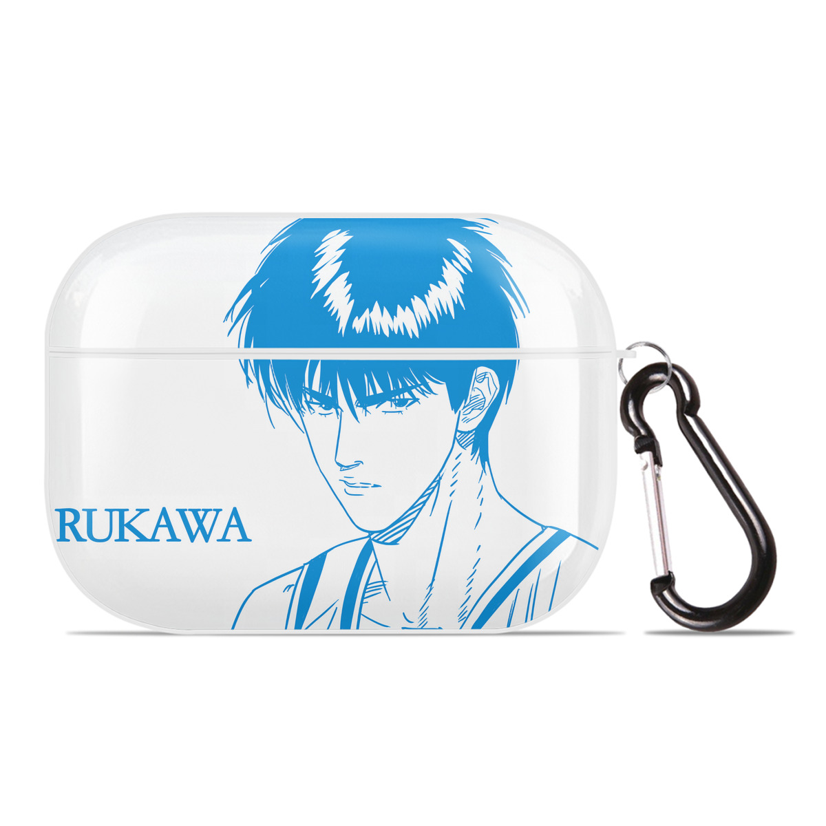 （画像用） SLAM DUNK／スラムダンク 【AirPods Pro用】ハードシェル保護ケース 耐衝撃・防指紋・カラビナ付き商品仕様