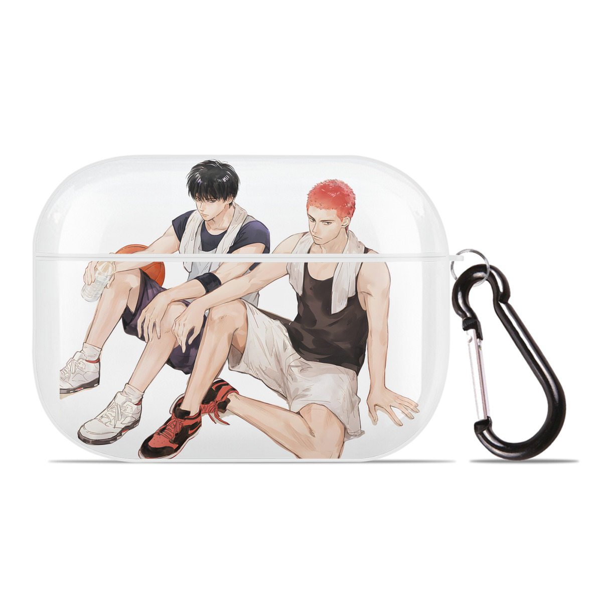（画像用） SLAM DUNK／スラムダンク 【AirPods Pro用】ハードシェル保護ケース 耐衝撃・防指紋・カラビナ付き商品仕様