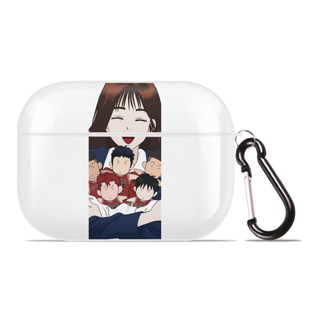 （画像用） SLAM DUNK／スラムダンク 【AirPods Pro用】ハードシェル保護ケース 耐衝撃・防指紋・カラビナ付き商品仕様