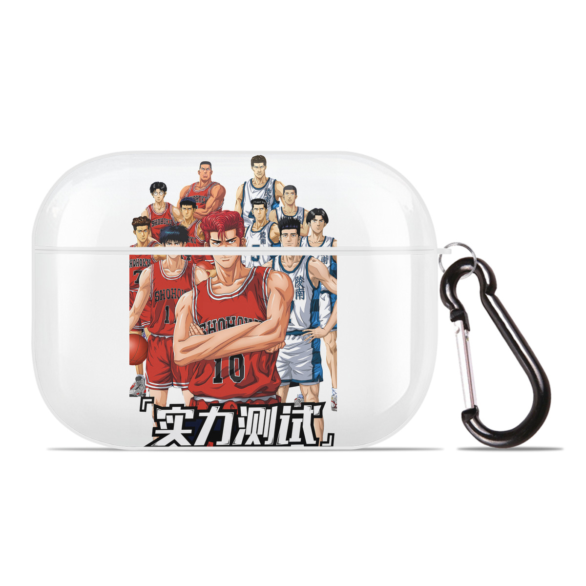 （画像用） SLAM DUNK／スラムダンク 【AirPods Pro用】ハードシェル保護ケース 耐衝撃・防指紋・カラビナ付き商品仕様