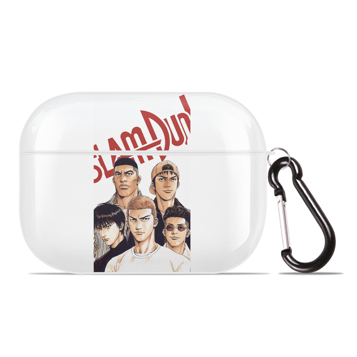 （画像用） SLAM DUNK／スラムダンク 【AirPods Pro用】ハードシェル保護ケース 耐衝撃・防指紋・カラビナ付き商品仕様