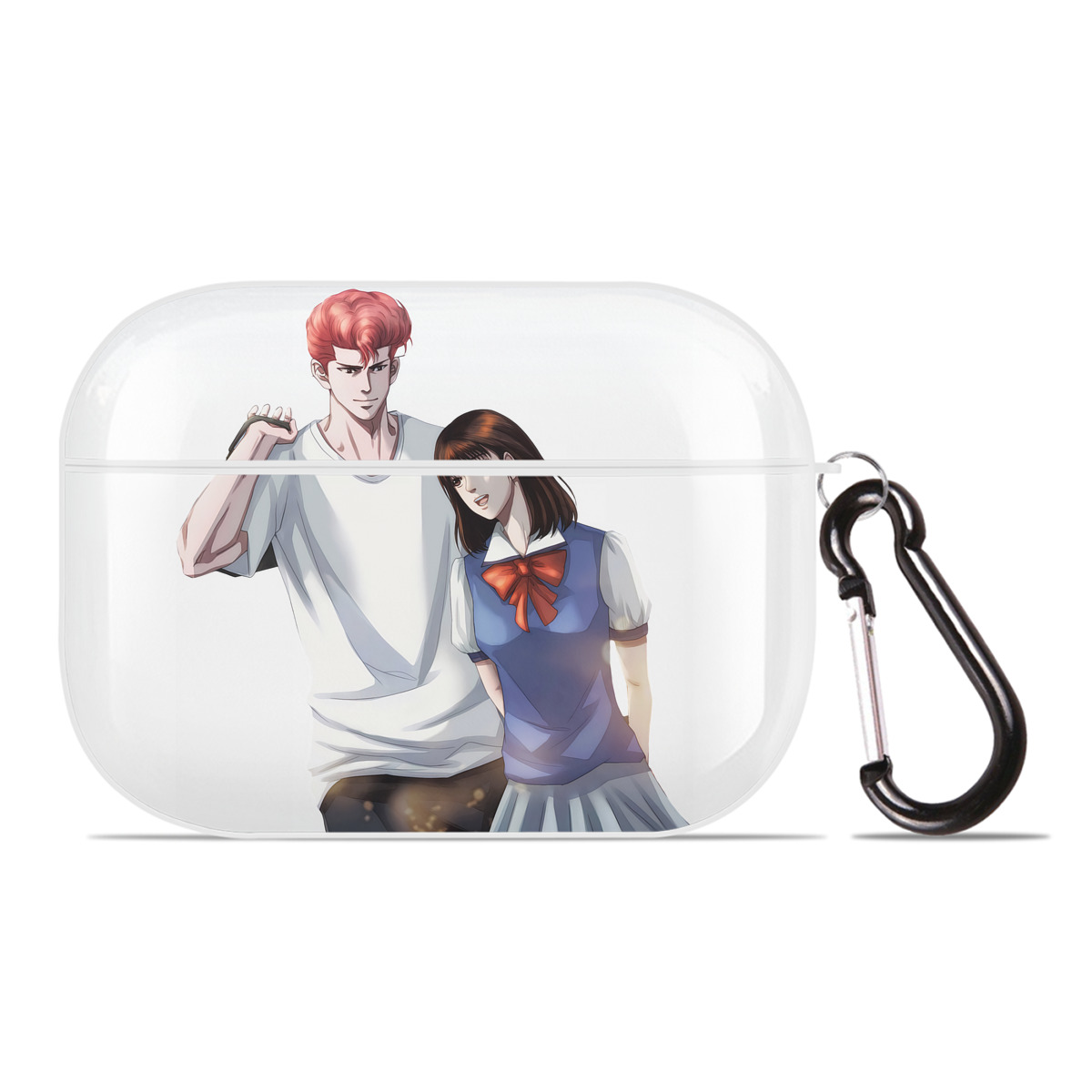 （画像用） SLAM DUNK／スラムダンク 【AirPods Pro用】ハードシェル保護ケース 耐衝撃・防指紋・カラビナ付き商品仕様