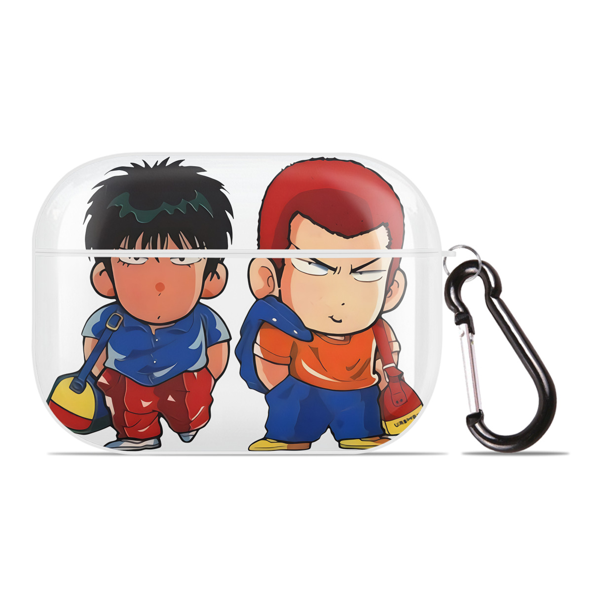 （画像用） SLAM DUNK／スラムダンク 【AirPods Pro用】ハードシェル保護ケース 耐衝撃・防指紋・カラビナ付き商品仕様