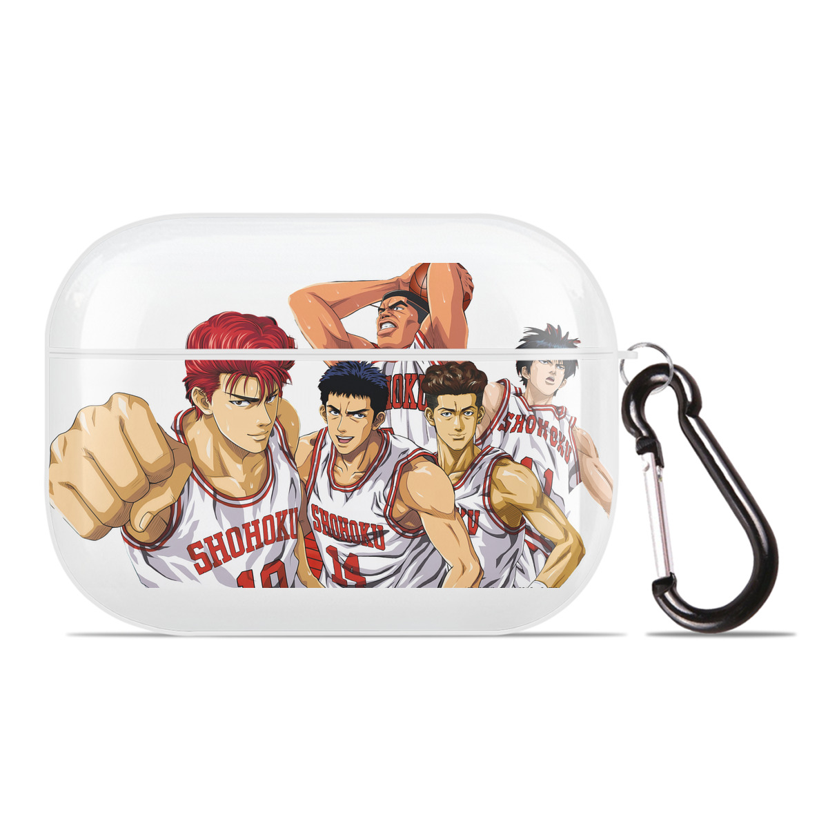 （画像用） SLAM DUNK／スラムダンク 【AirPods Pro用】ハードシェル保護ケース 耐衝撃・防指紋・カラビナ付き商品仕様