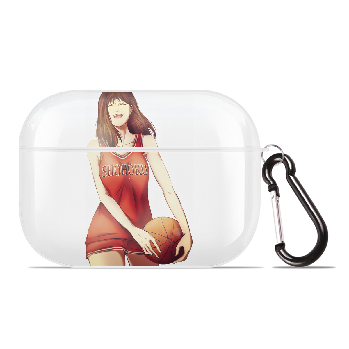 （画像用） SLAM DUNK／スラムダンク 【AirPods Pro用】ハードシェル保護ケース 耐衝撃・防指紋・カラビナ付き商品仕様