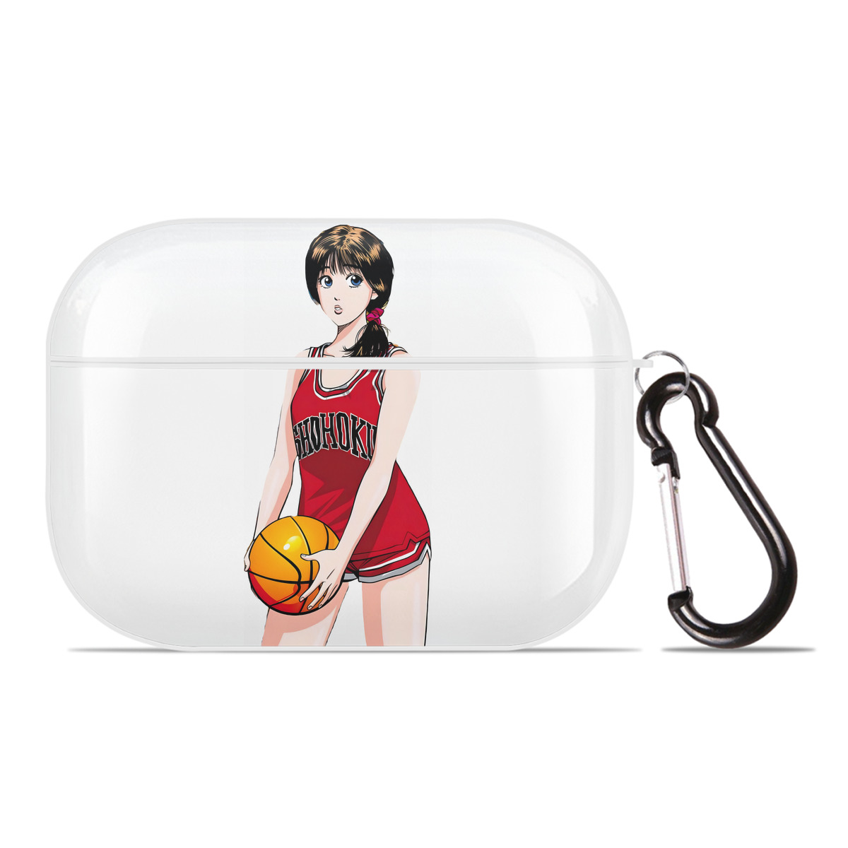 （画像用） SLAM DUNK／スラムダンク 【AirPods Pro用】ハードシェル保護ケース 耐衝撃・防指紋・カラビナ付き商品仕様