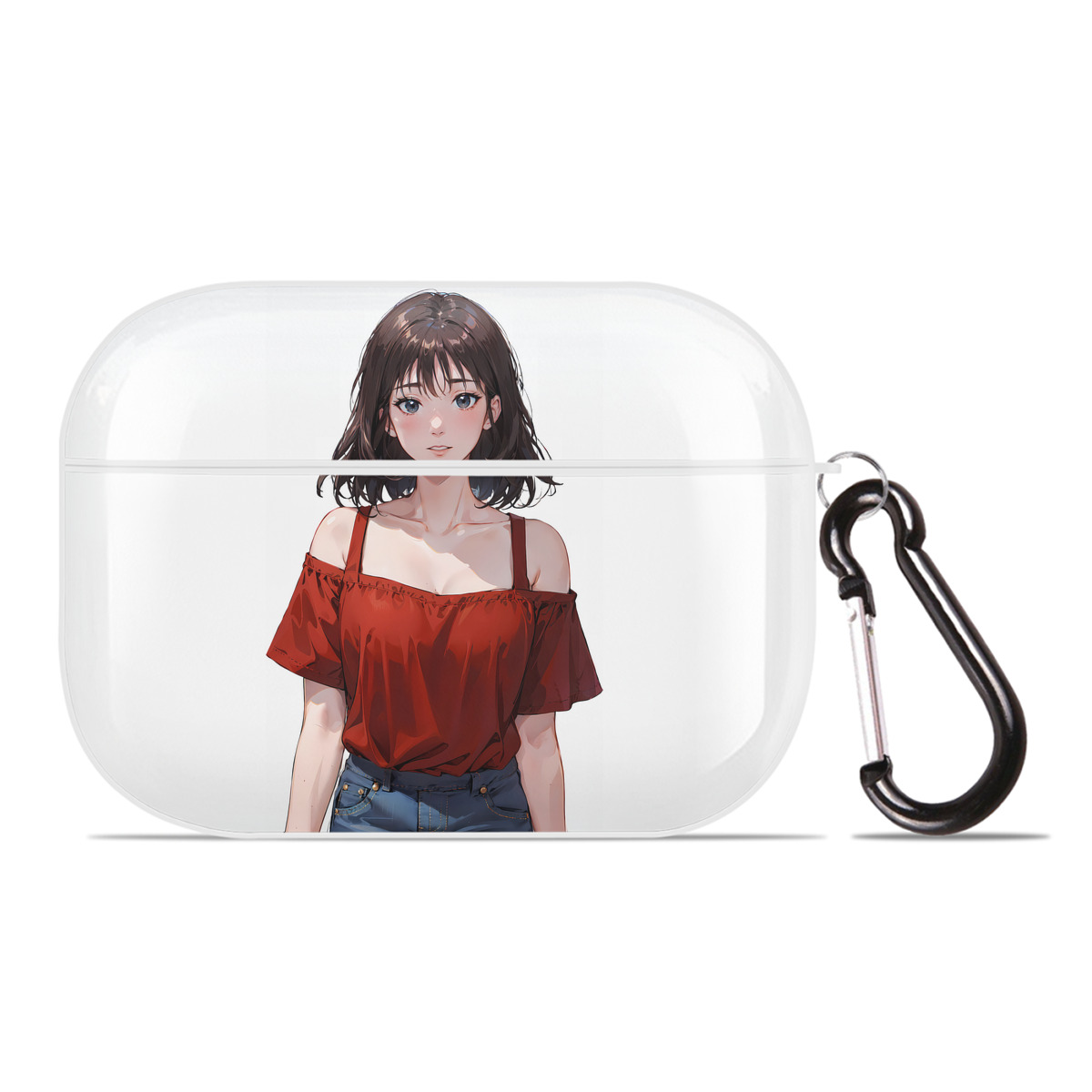 （画像用） SLAM DUNK／スラムダンク 【AirPods Pro用】ハードシェル保護ケース 耐衝撃・防指紋・カラビナ付き商品仕様