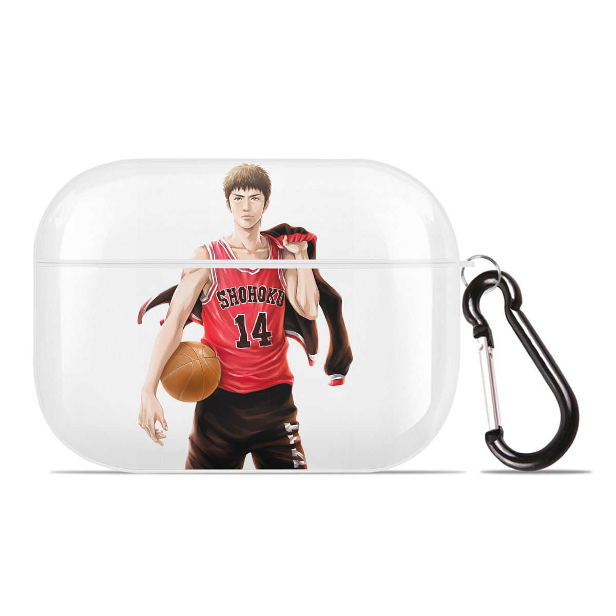 SLAM DUNK／スラムダンク 【AirPods Pro用】ハードシェル保護ケース 耐衝撃・防指紋・カラビナ付き商品仕様