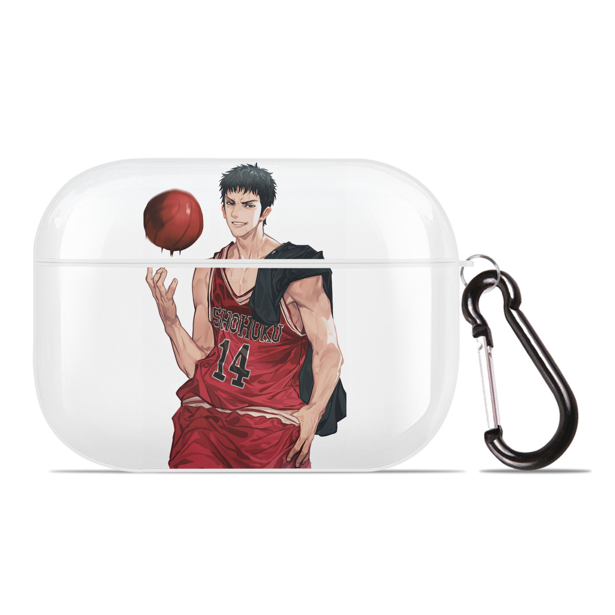 SLAM DUNK／スラムダンク 【AirPods Pro用】ハードシェル保護ケース 耐衝撃・防指紋・カラビナ付き商品仕様