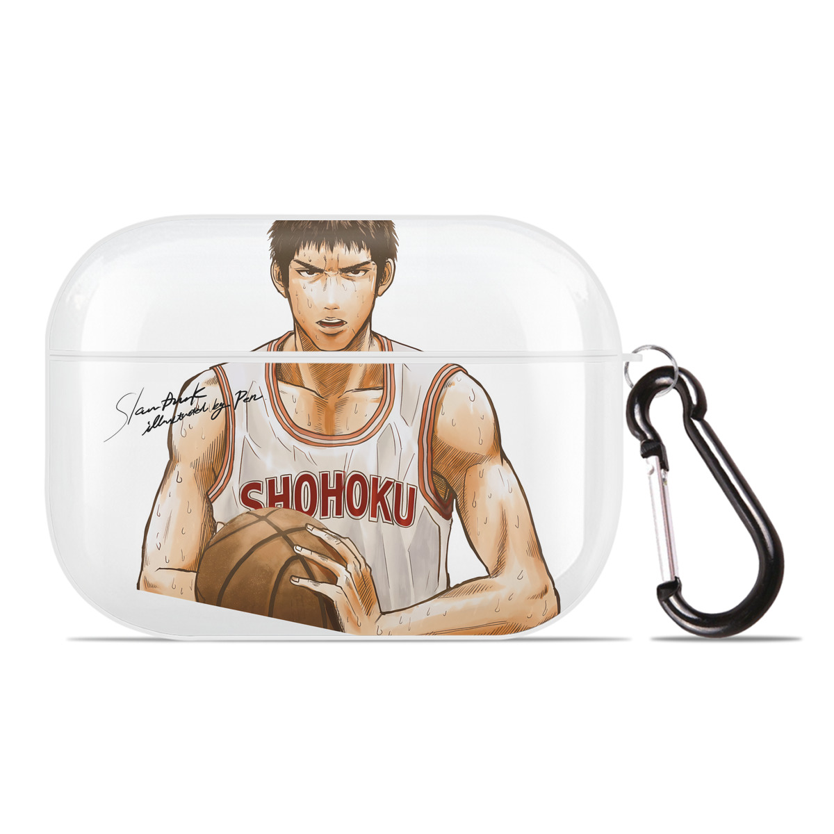 SLAM DUNK／スラムダンク 【AirPods Pro用】ハードシェル保護ケース 耐衝撃・防指紋・カラビナ付き商品仕様