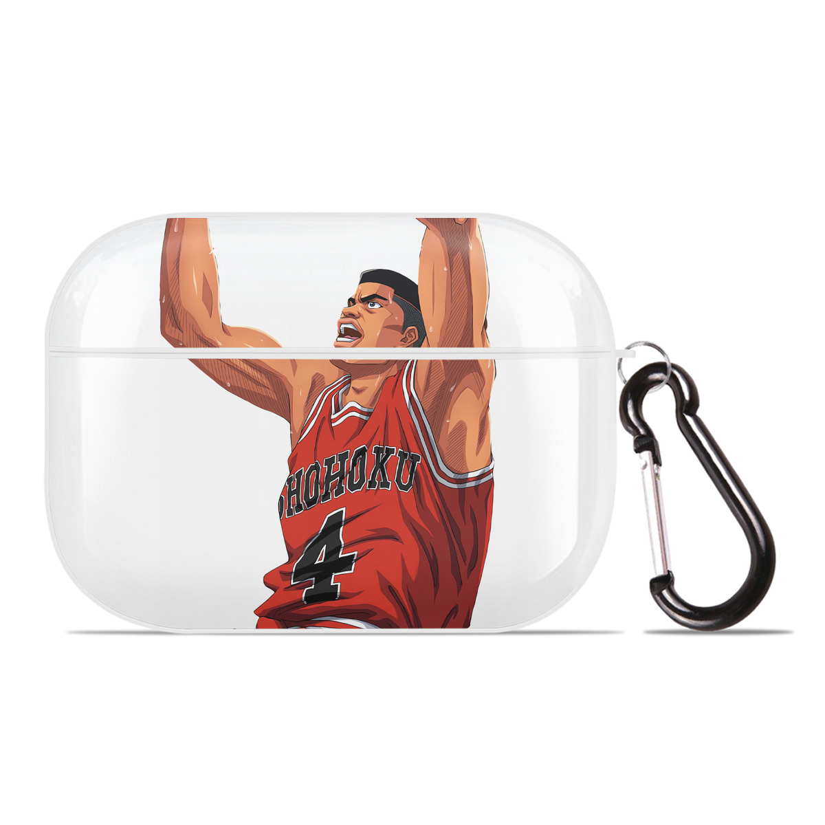 SLAM DUNK／スラムダンク 【AirPods Pro用】ハードシェル保護ケース 耐衝撃・防指紋・カラビナ付き商品仕様