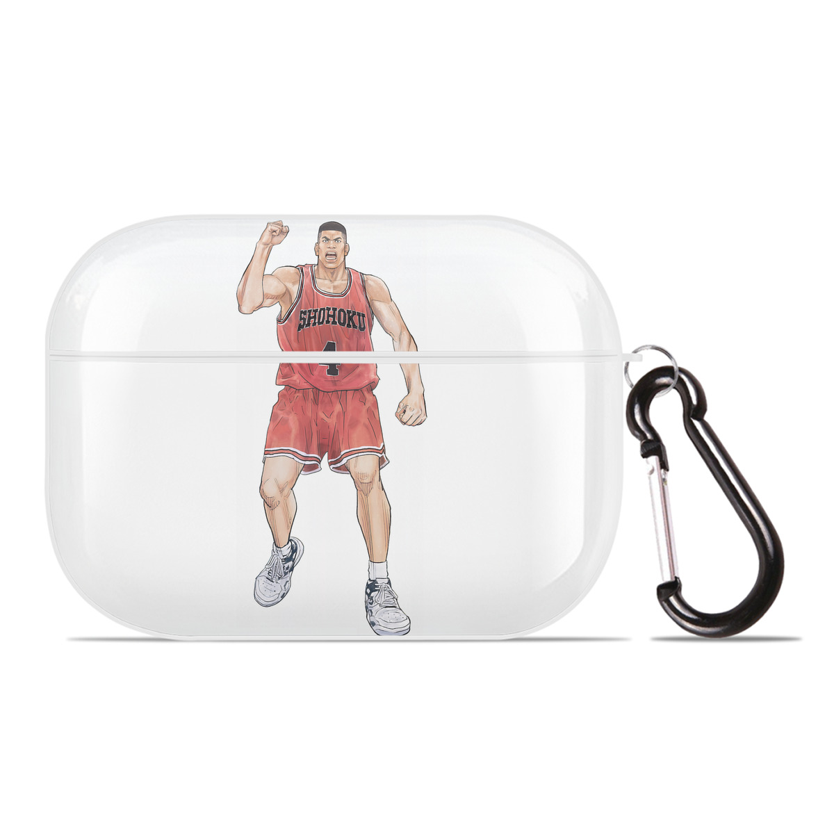 SLAM DUNK／スラムダンク 【AirPods Pro用】ハードシェル保護ケース 耐衝撃・防指紋・カラビナ付き商品仕様