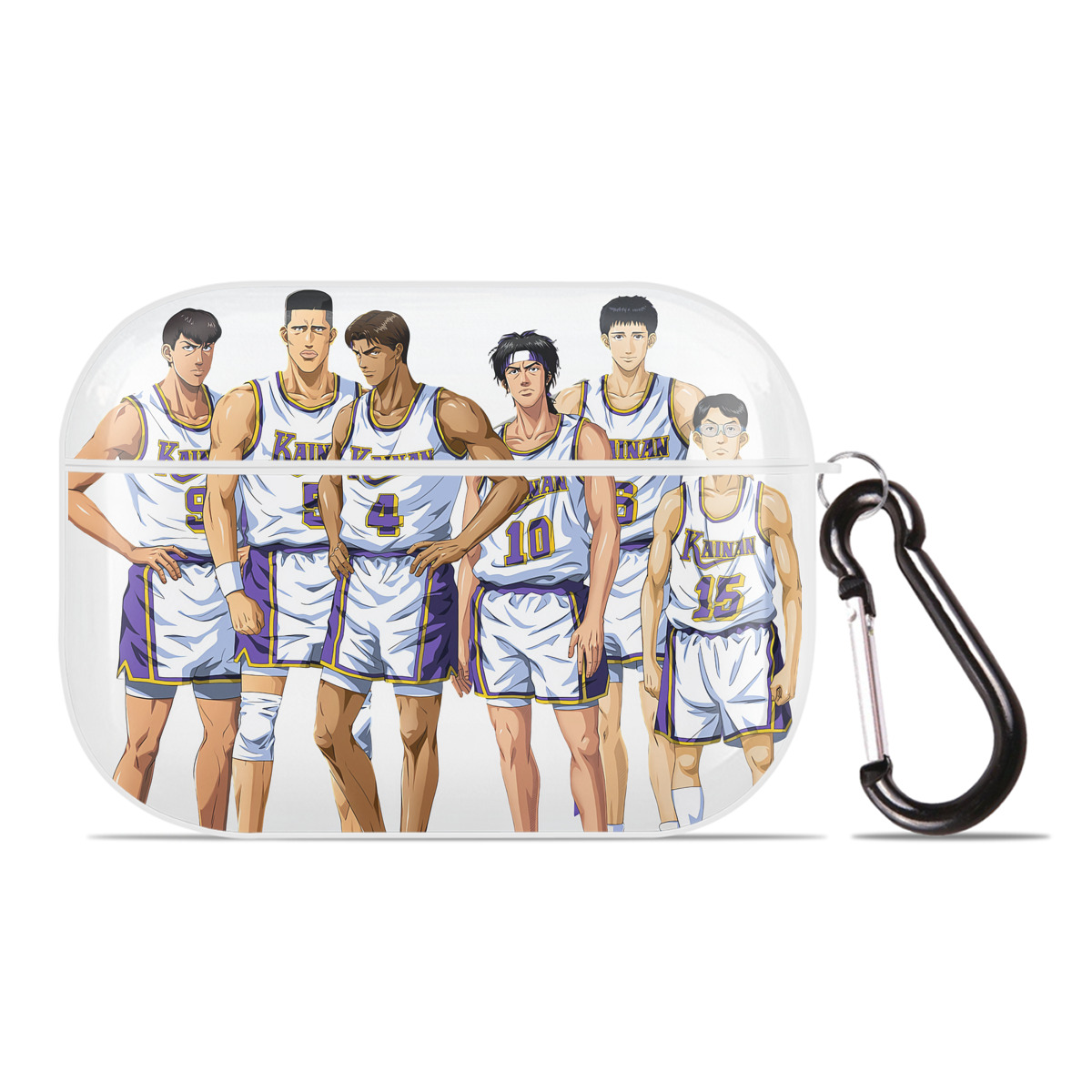 SLAM DUNK／スラムダンク 【AirPods Pro用】ハードシェル保護ケース 耐衝撃・防指紋・カラビナ付き商品仕様