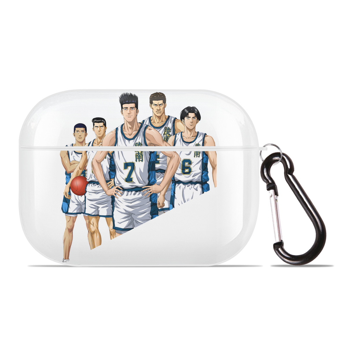 SLAM DUNK／スラムダンク 【AirPods Pro用】ハードシェル保護ケース 耐衝撃・防指紋・カラビナ付き商品仕様