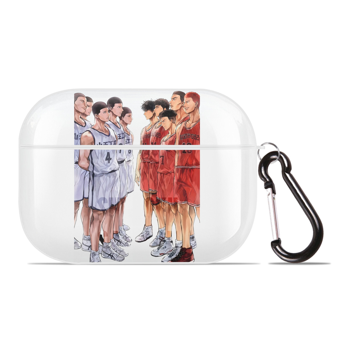 SLAM DUNK／スラムダンク 【AirPods Pro用】ハードシェル保護ケース 耐衝撃・防指紋・カラビナ付き商品仕様