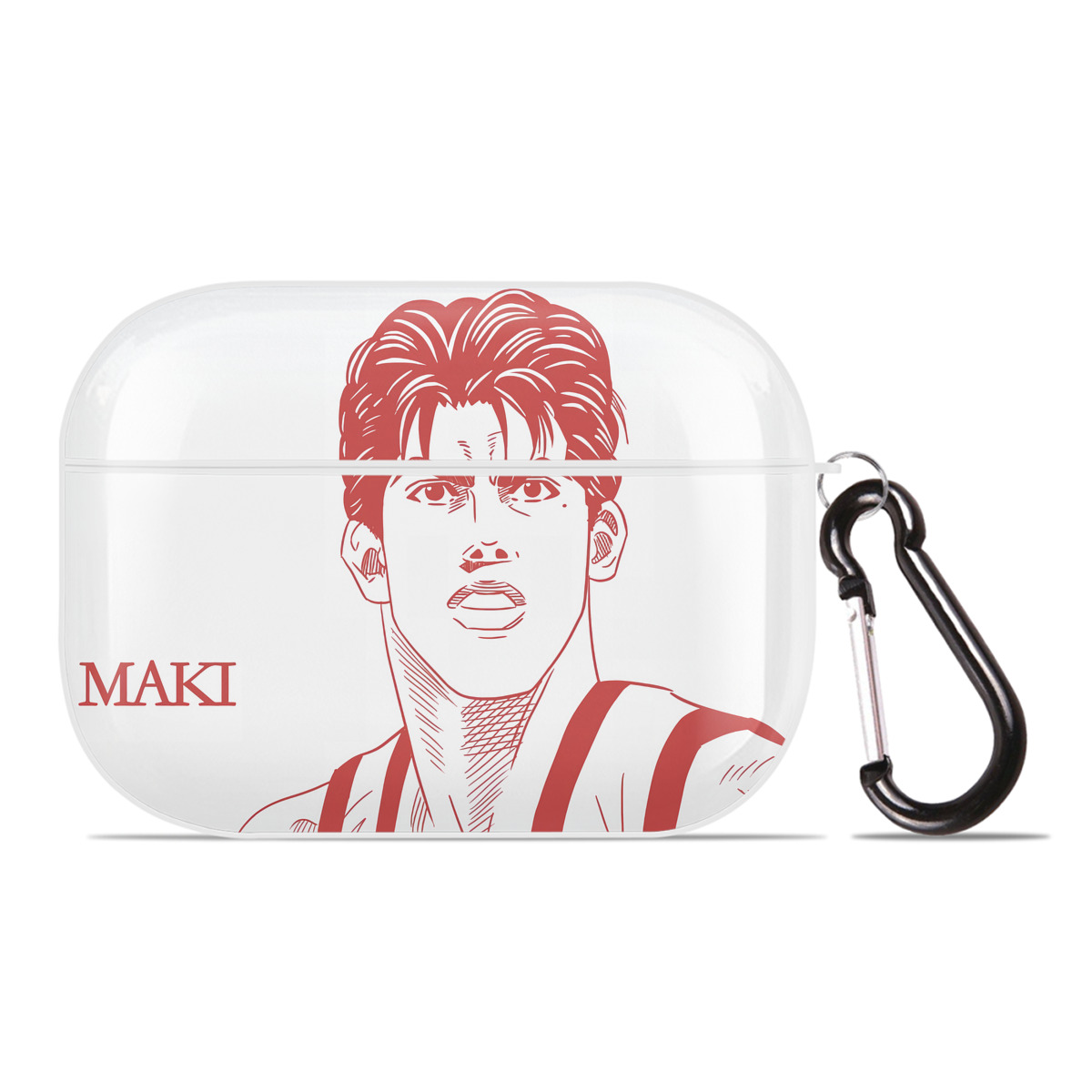 SLAM DUNK／スラムダンク 【AirPods Pro用】ハードシェル保護ケース 耐衝撃・防指紋・カラビナ付き商品仕様