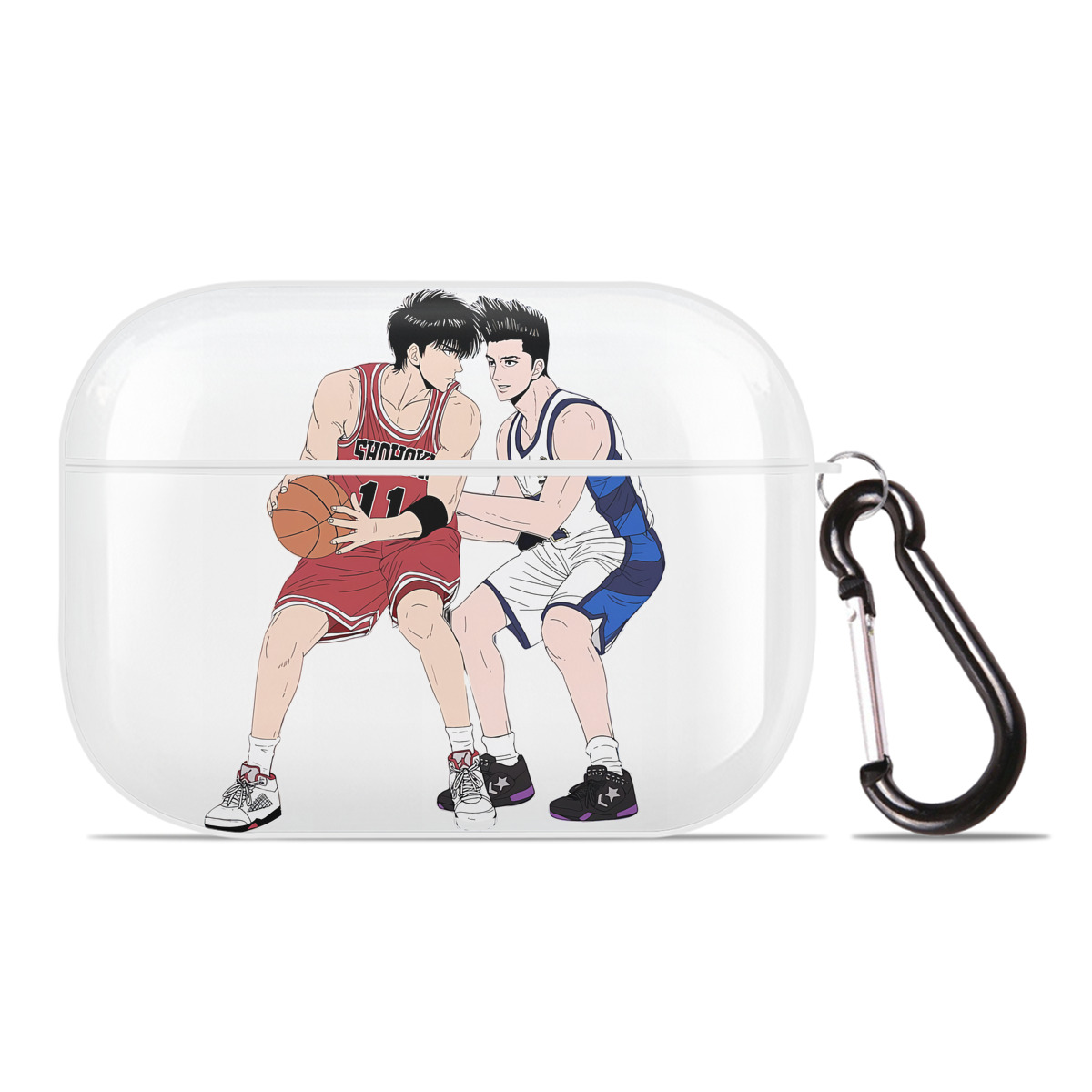 SLAM DUNK／スラムダンク 【AirPods Pro用】ハードシェル保護ケース 耐衝撃・防指紋・カラビナ付き商品仕様