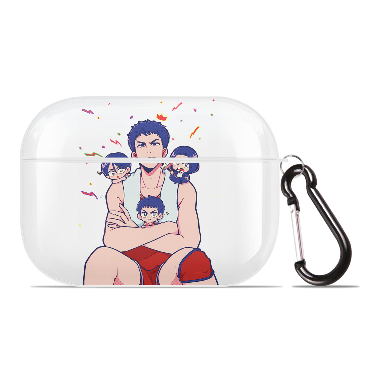 SLAM DUNK／スラムダンク 【AirPods Pro用】ハードシェル保護ケース 耐衝撃・防指紋・カラビナ付き商品仕様