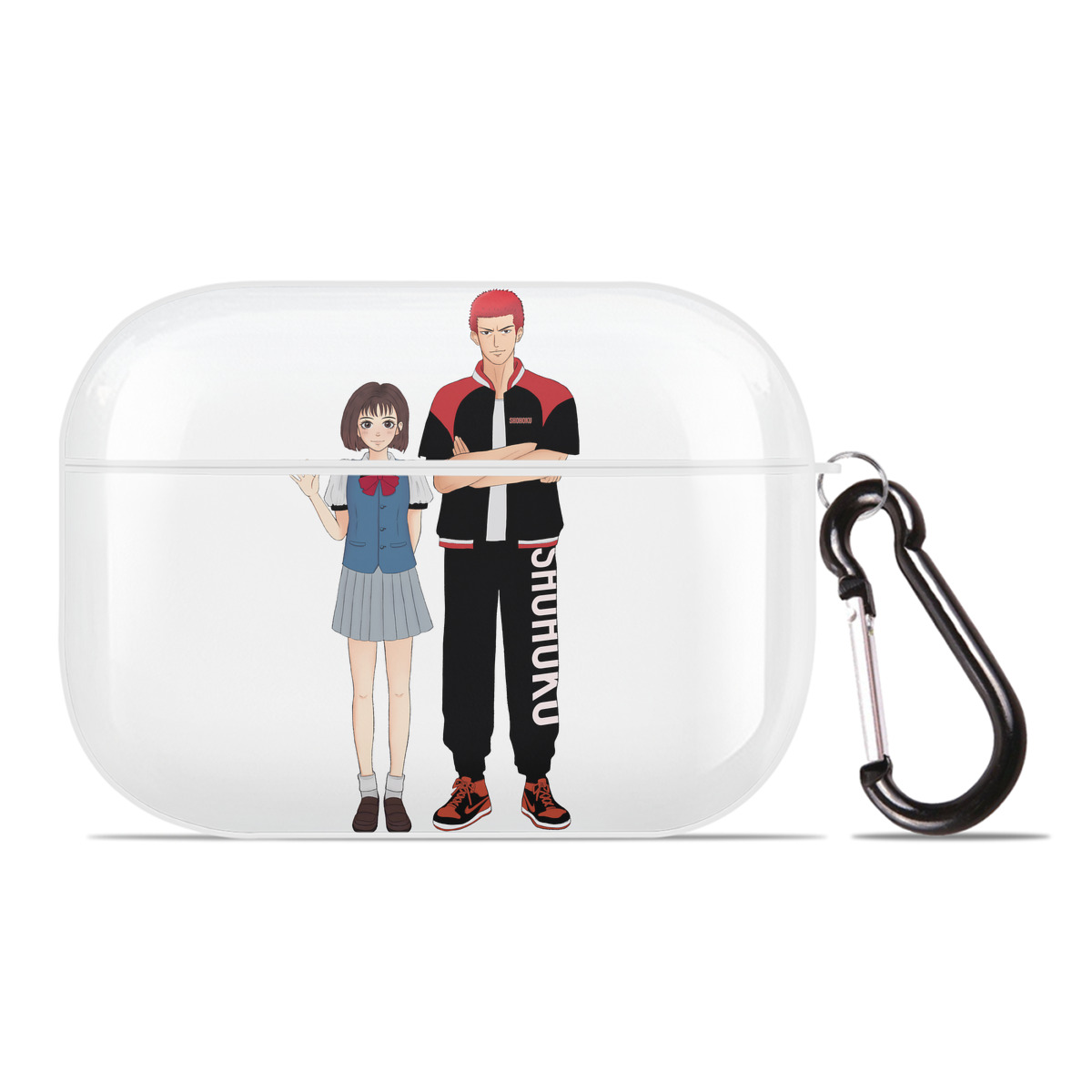 SLAM DUNK／スラムダンク 【AirPods Pro用】ハードシェル保護ケース 耐衝撃・防指紋・カラビナ付き商品仕様