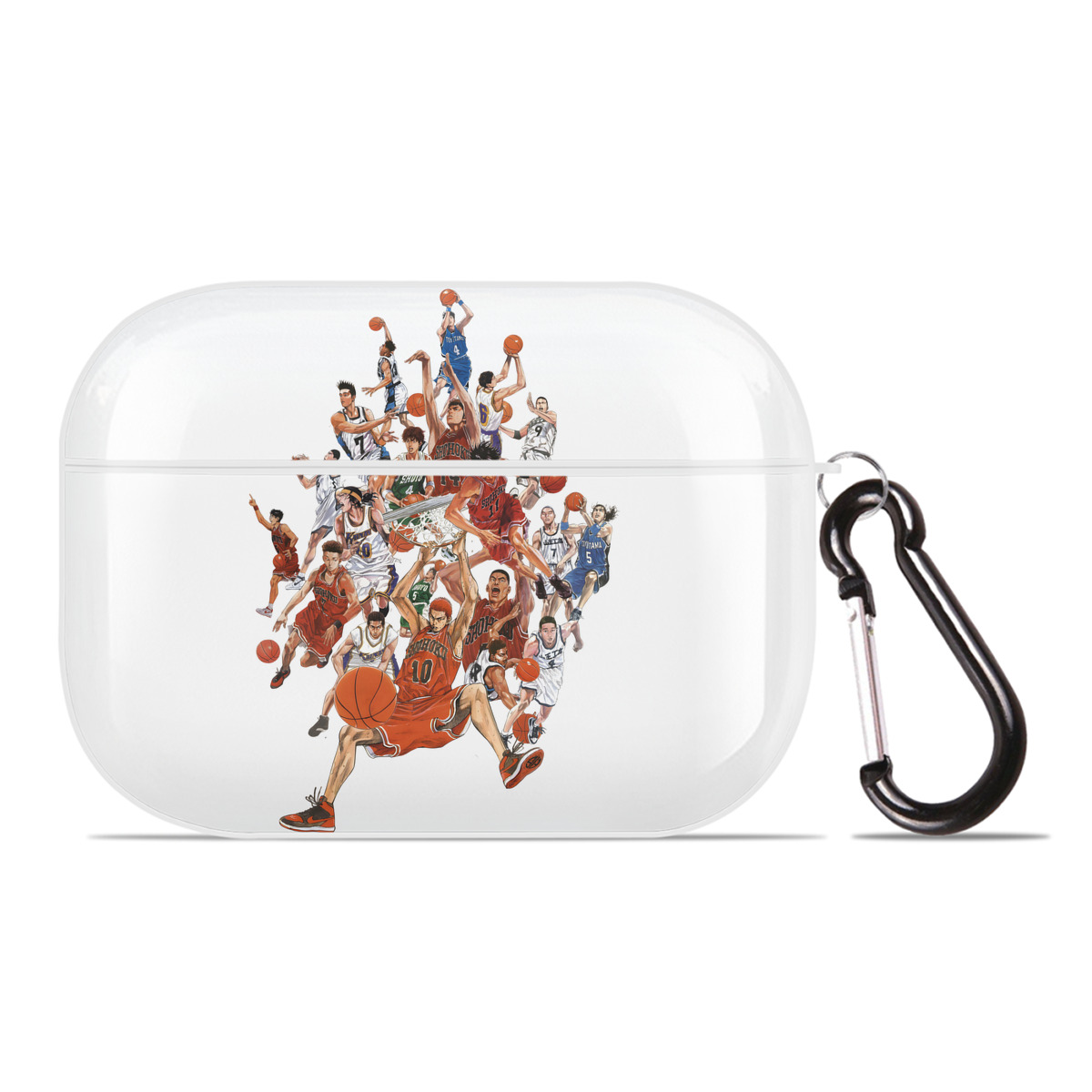 SLAM DUNK／スラムダンク 【AirPods Pro用】ハードシェル保護ケース 耐衝撃・防指紋・カラビナ付き商品仕様