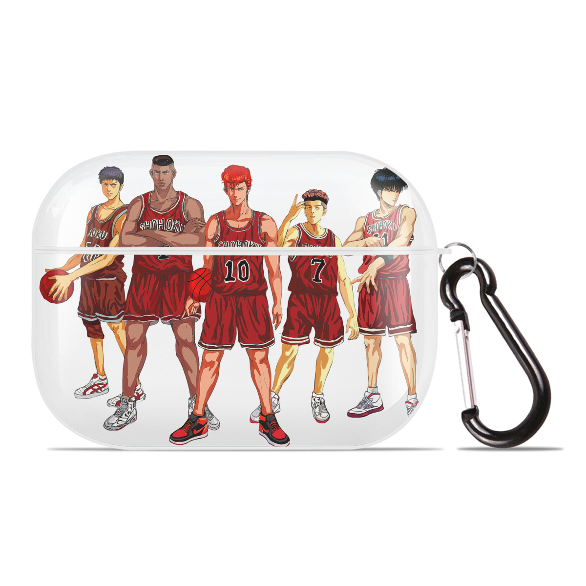 SLAM DUNK／スラムダンク 【AirPods Pro用】ハードシェル保護ケース 耐衝撃・防指紋・カラビナ付き商品仕様