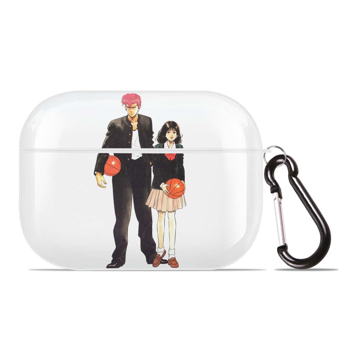 SLAM DUNK／スラムダンク 【AirPods Pro用】ハードシェル保護ケース 耐衝撃・防指紋・カラビナ付き商品仕様