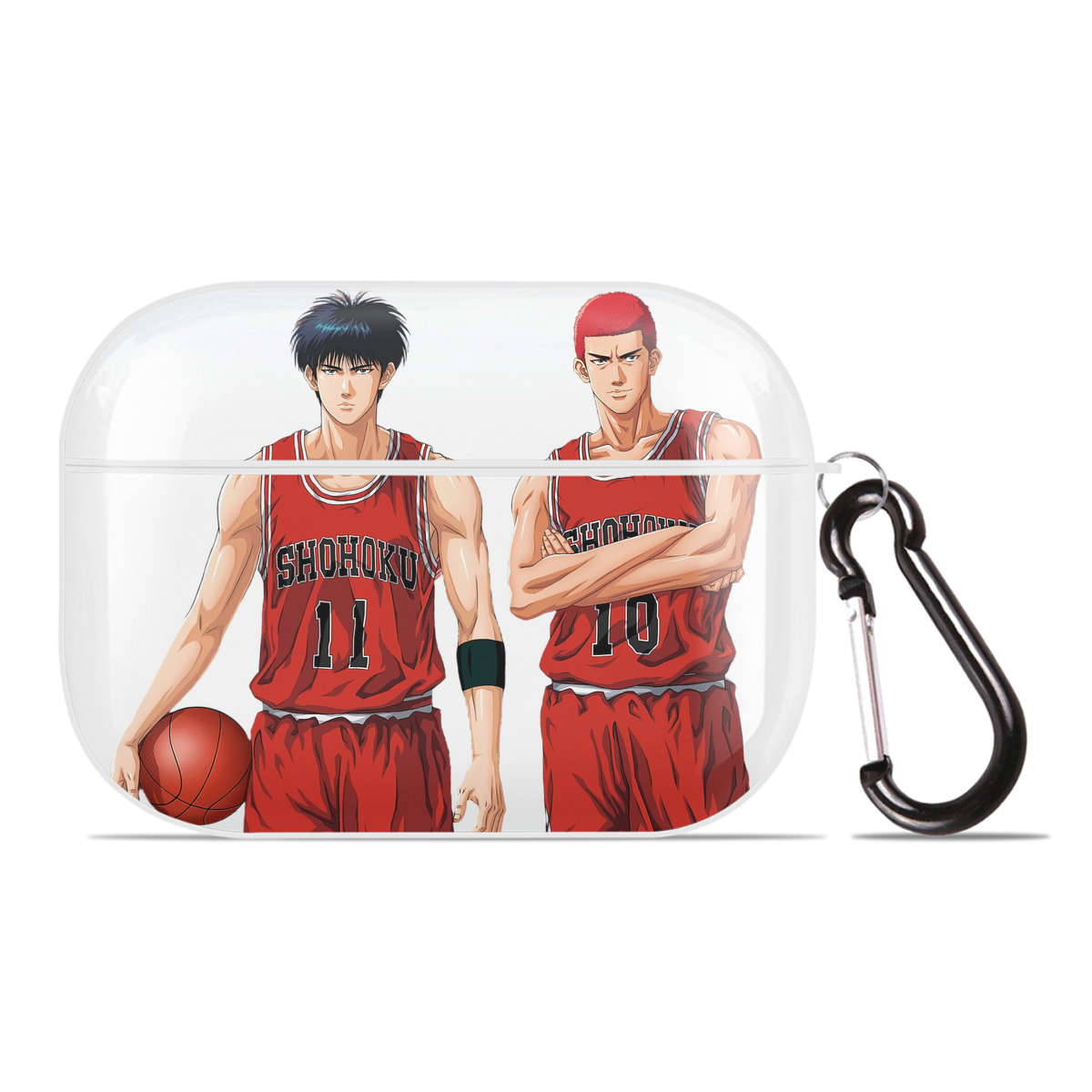 SLAM DUNK／スラムダンク 【AirPods Pro用】ハードシェル保護ケース 耐衝撃・防指紋・カラビナ付き商品仕様