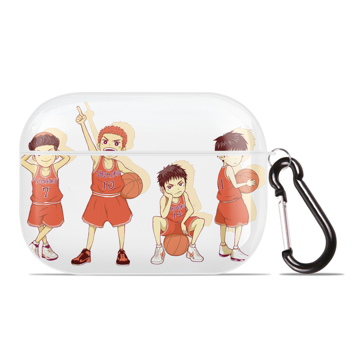 SLAM DUNK／スラムダンク 【AirPods Pro用】ハードシェル保護ケース 耐衝撃・防指紋・カラビナ付き商品仕様