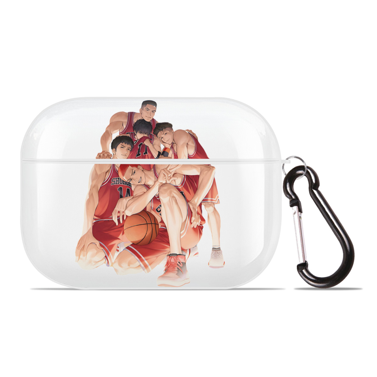 SLAM DUNK／スラムダンク 【AirPods Pro用】ハードシェル保護ケース 耐衝撃・防指紋・カラビナ付き商品仕様