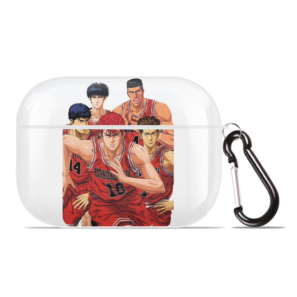 SLAM DUNK／スラムダンク 【AirPods Pro用】ハードシェル保護ケース 耐衝撃・防指紋・カラビナ付き商品仕様