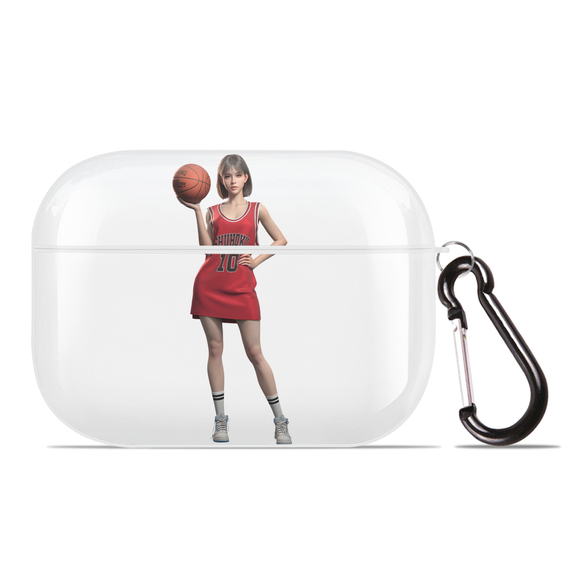 SLAM DUNK／スラムダンク 【AirPods Pro用】ハードシェル保護ケース 耐衝撃・防指紋・カラビナ付き商品仕様