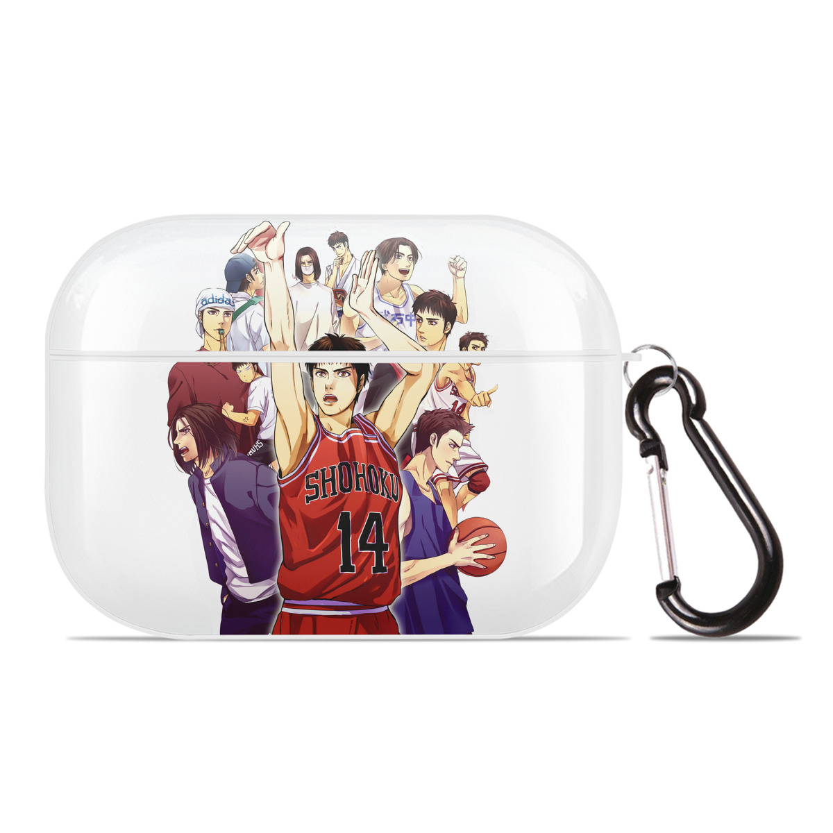 SLAM DUNK／スラムダンク 【AirPods Pro用】ハードシェル保護ケース 耐衝撃・防指紋・カラビナ付き商品仕様