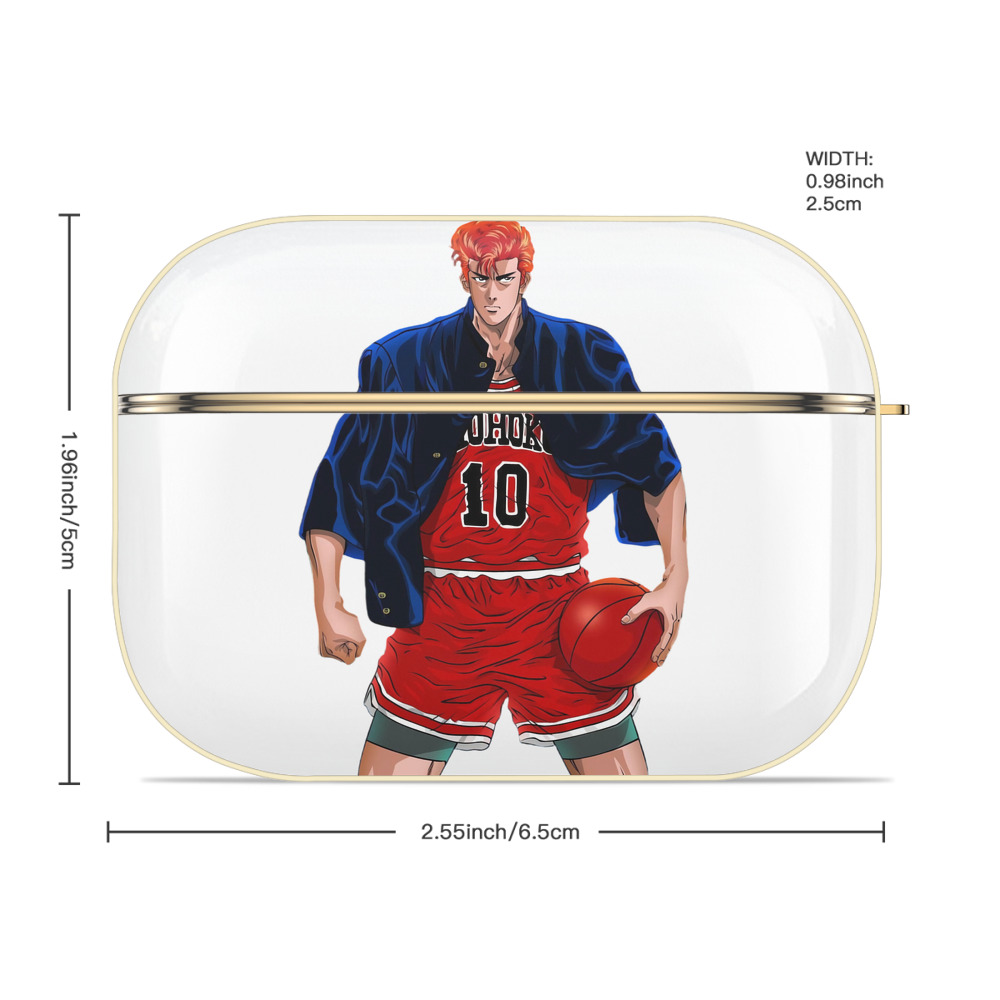 SLAM DUNK／スラムダンク 【AirPods Pro用】ハードシェル保護ケース｜耐衝撃・防指紋・カラビナ付き商品仕様