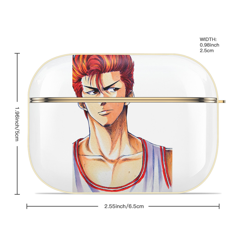 SLAM DUNK／スラムダンク 【AirPods Pro用】ハードシェル保護ケース｜耐衝撃・防指紋・カラビナ付き商品仕様