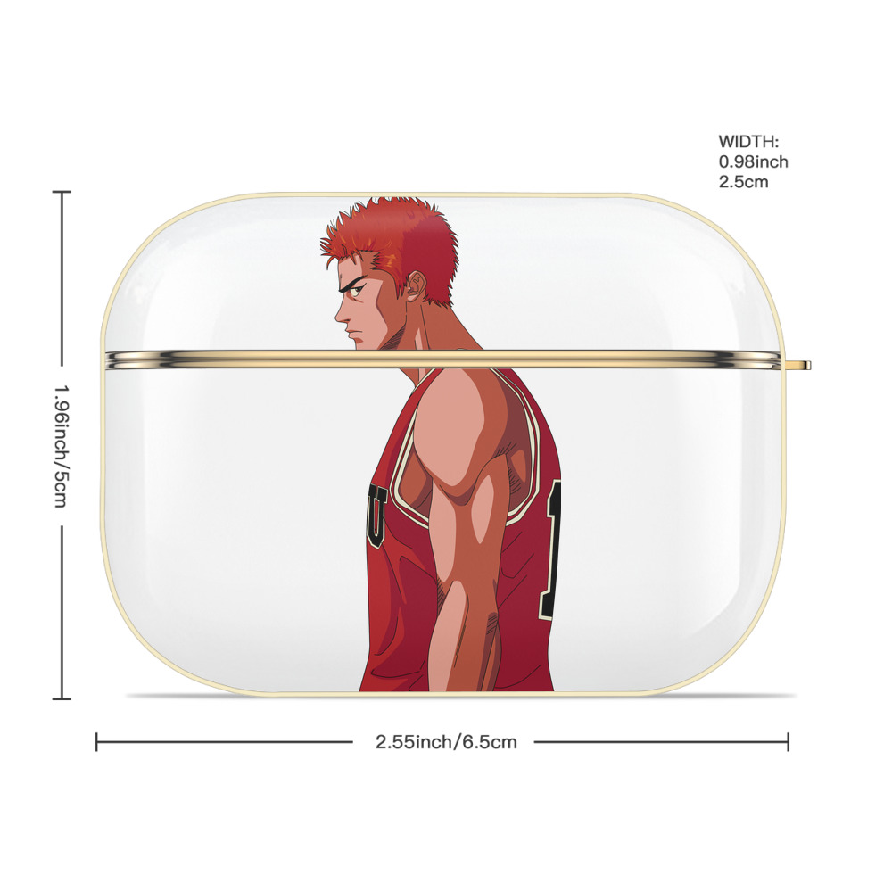 SLAM DUNK／スラムダンク 【AirPods Pro用】ハードシェル保護ケース｜耐衝撃・防指紋・カラビナ付き商品仕様