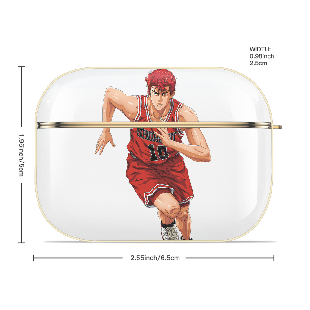 SLAM DUNK／スラムダンク 【AirPods Pro用】ハードシェル保護ケース｜耐衝撃・防指紋・カラビナ付き商品仕様
