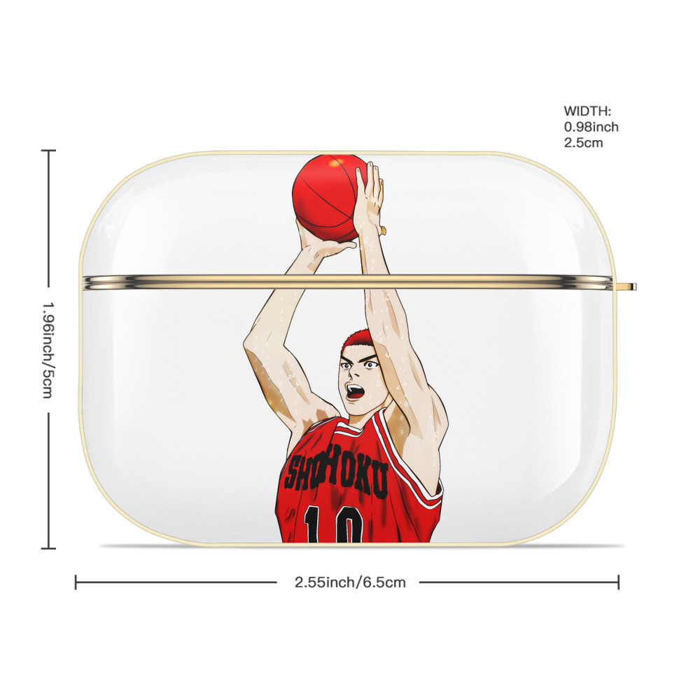 SLAM DUNK／スラムダンク 【AirPods Pro用】ハードシェル保護ケース｜耐衝撃・防指紋・カラビナ付き商品仕様