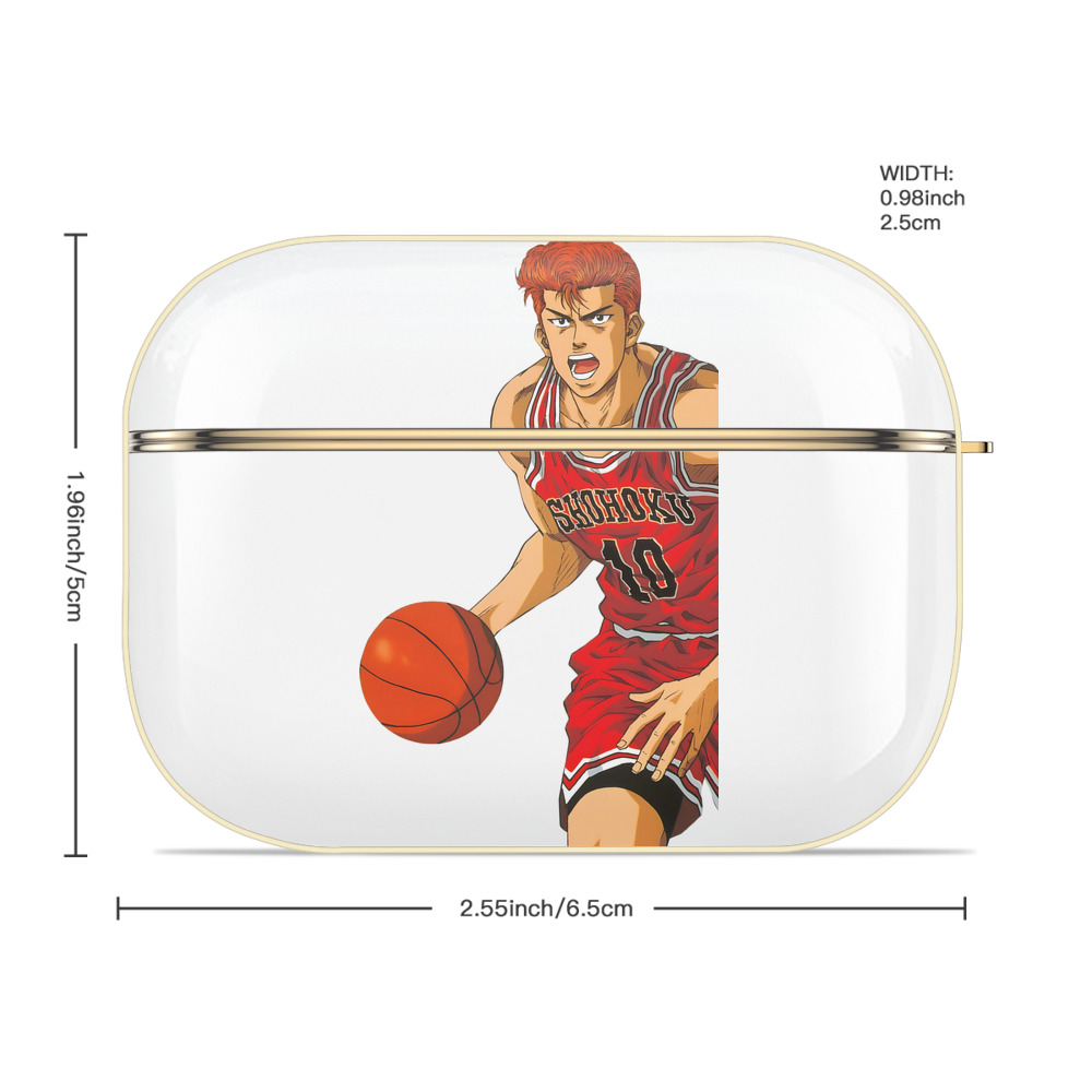 SLAM DUNK／スラムダンク 【AirPods Pro用】ハードシェル保護ケース｜耐衝撃・防指紋・カラビナ付き商品仕様