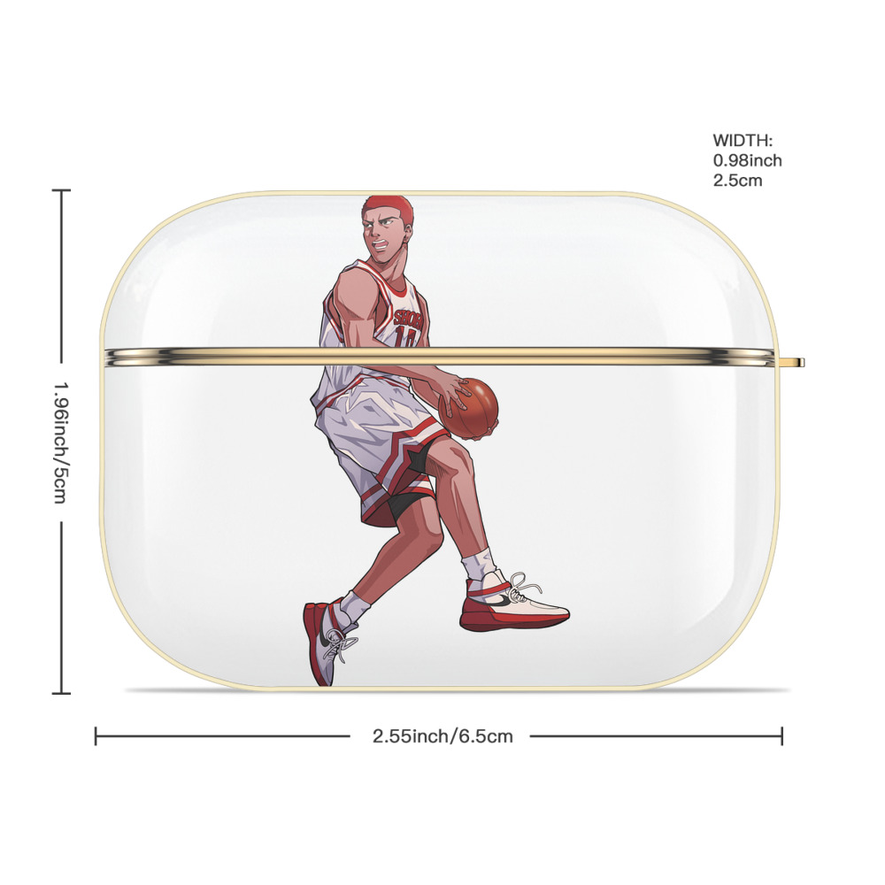 SLAM DUNK／スラムダンク 【AirPods Pro用】ハードシェル保護ケース｜耐衝撃・防指紋・カラビナ付き商品仕様