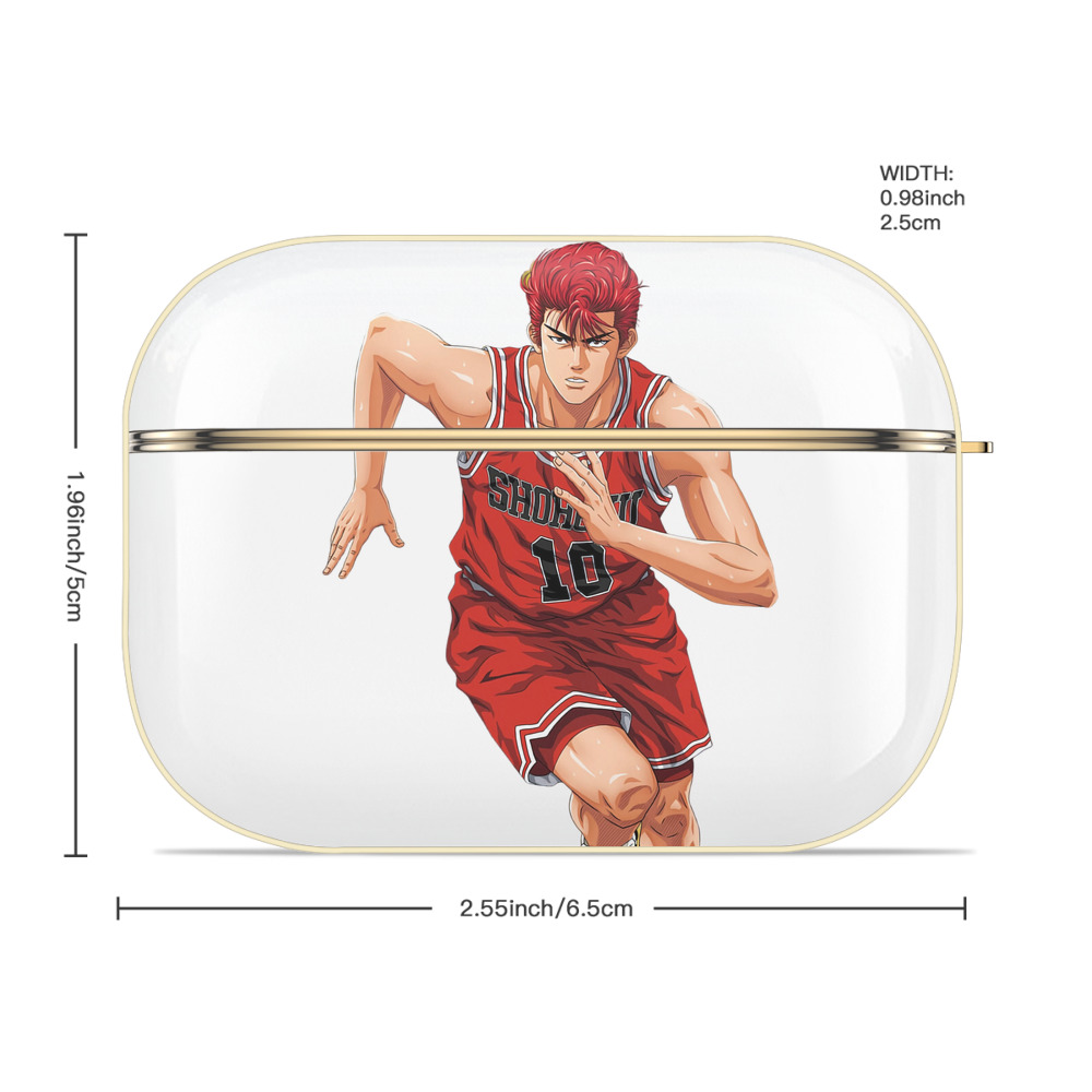 SLAM DUNK／スラムダンク 【AirPods Pro用】ハードシェル保護ケース｜耐衝撃・防指紋・カラビナ付き商品仕様