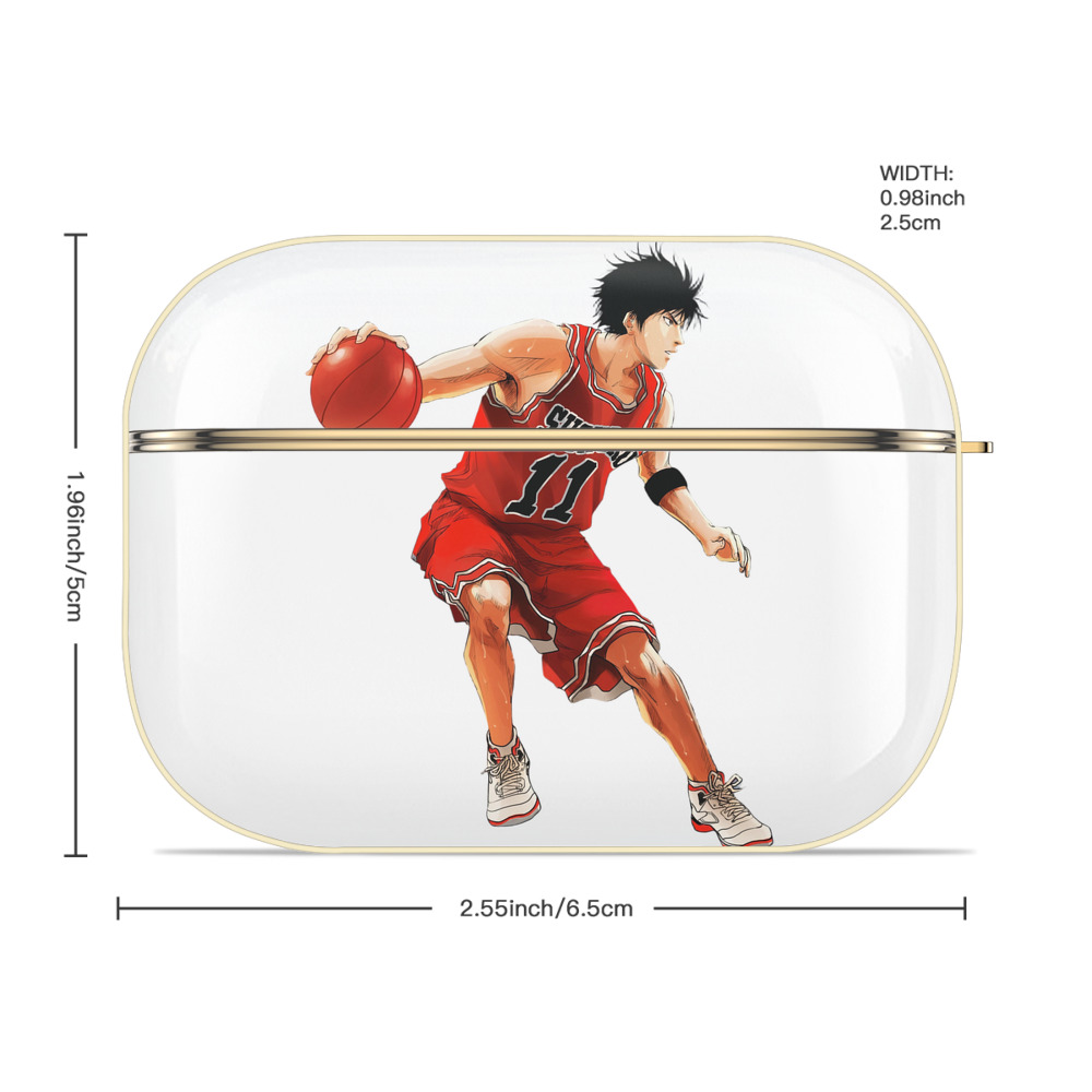 SLAM DUNK／スラムダンク 【AirPods Pro用】ハードシェル保護ケース｜耐衝撃・防指紋・カラビナ付き商品仕様