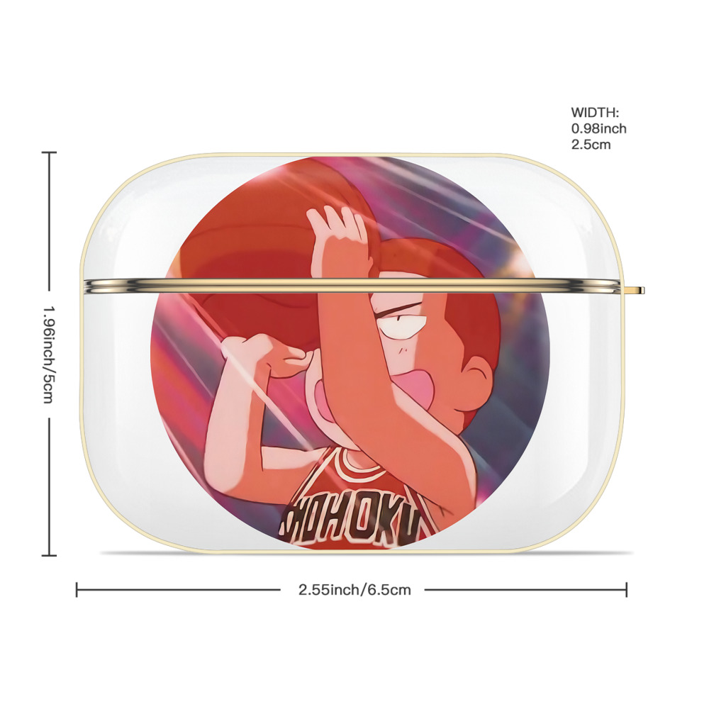 SLAM DUNK／スラムダンク 【AirPods Pro用】ハードシェル保護ケース｜耐衝撃・防指紋・カラビナ付き商品仕様