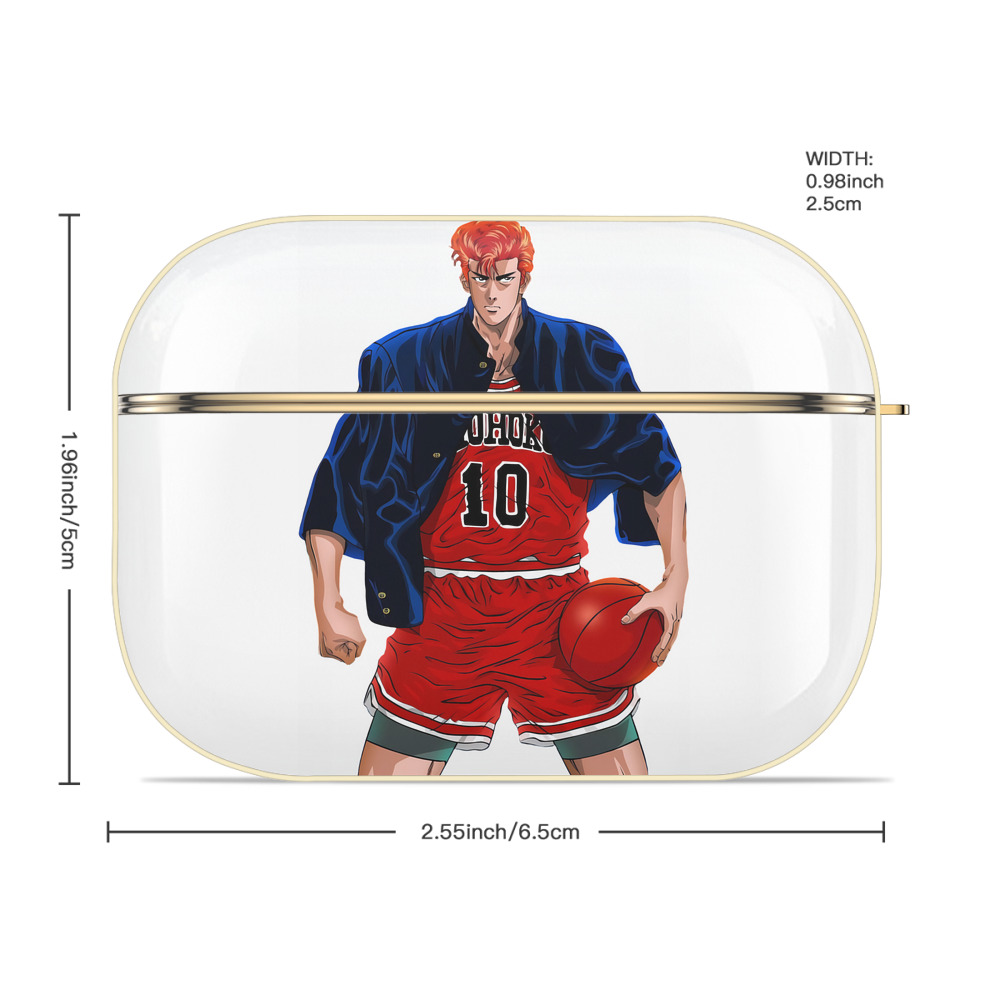 SLAM DUNK／スラムダンク 【AirPods Pro用】ハードシェル保護ケース｜耐衝撃・防指紋・カラビナ付き商品仕様
