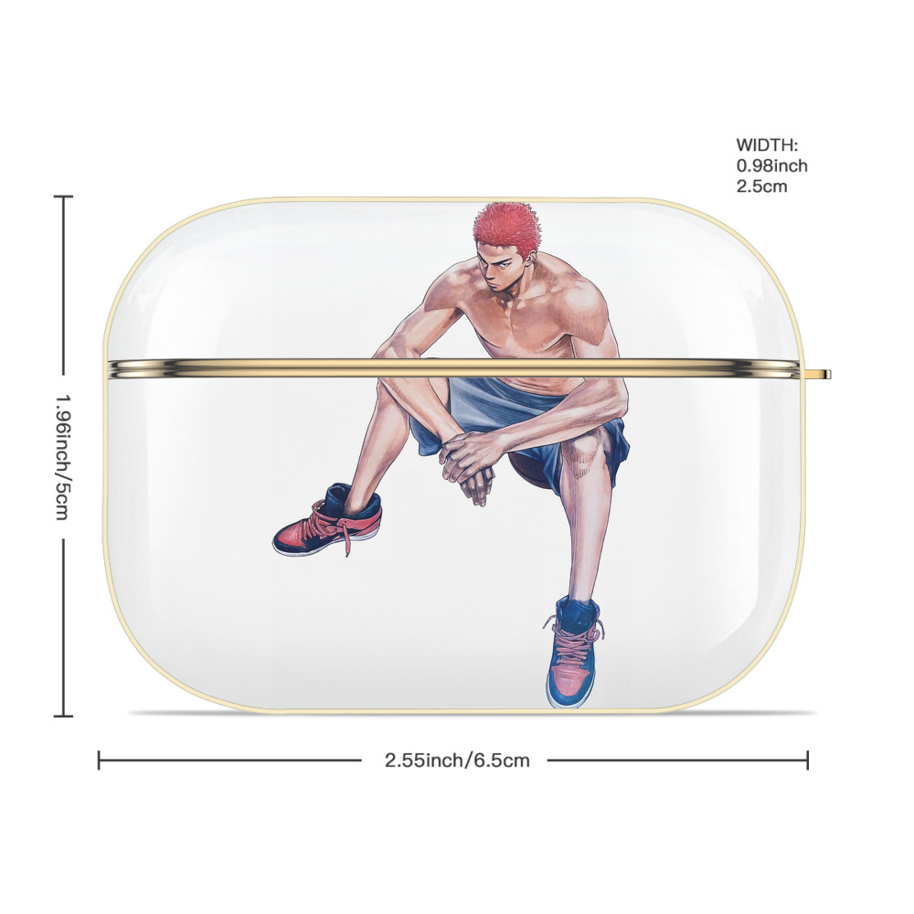SLAM DUNK／スラムダンク 【AirPods Pro用】ハードシェル保護ケース｜耐衝撃・防指紋・カラビナ付き商品仕様